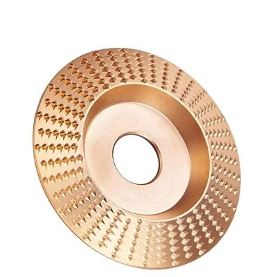 TROY 25076 Angle Grinder Wood Carving Disc, Trapezoidal, 125mm - 4