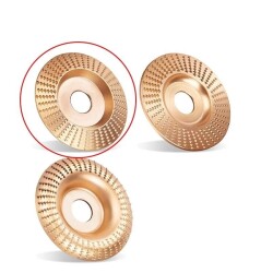 TROY 25076 Angle Grinder Wood Carving Disc, Trapezoidal, 125mm - 5