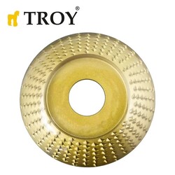TROY - TROY 25077 Angle Grinder Wood Carving Disc, Semi-spherical, 125mm TROY - TROY 25077 Angle Grinder Wood Carving Disc, Semi-spherical, 125mm