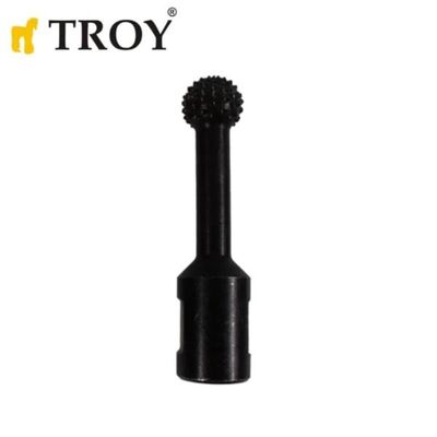 TROY 25080 Avuç Taşlama İçin Küresel Ahşap Zımpara, Öğütme Ucu, M14-20 TROY 25080 Avuç Taşlama İçin Küresel Ahşap Zımpara, Öğütme Ucu, M14-20