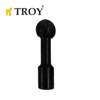 TROY 25081 Avuç Taşlama İçin Küresel Ahşap Zımpara, Öğütme Ucu, M14-30 - 1