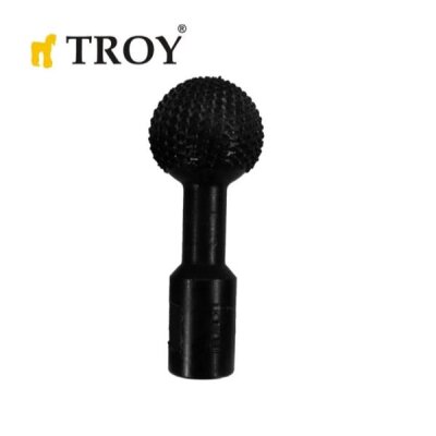 TROY 25082 Avuç Taşlama İçin Küresel Ahşap Zımpara, Öğütme Ucu, M14-40 - 1