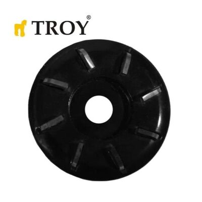 TROY 25088 Wood Carving Disc for Angle Grinders, 8 Teeth - 1