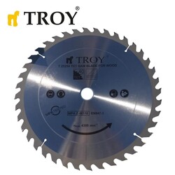 TROY - TROY 25204 Wood cutting circular saw blade - 40 teeth 255 mm