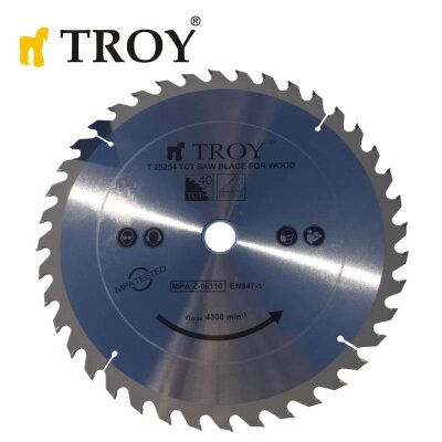 TROY 25206 Ahşap Dairesel Testere Bıçağı Ø255mm x 60T - 2