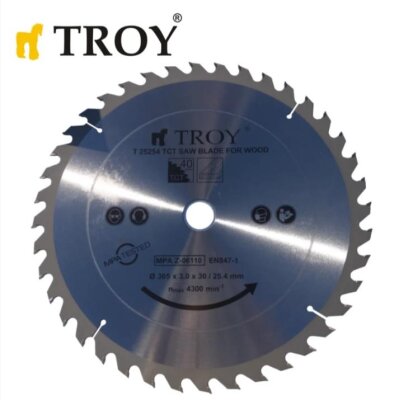 TROY 25254 Ahşap Dairesel Testere Bıçağı Ø305mm x 40T - 2