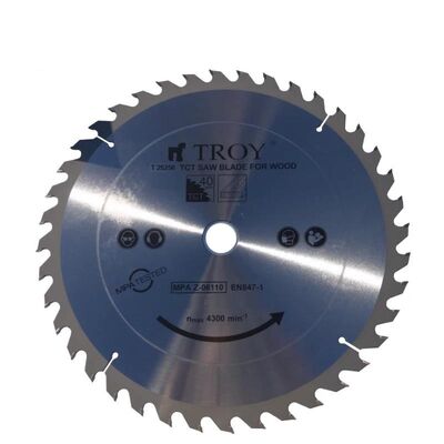 TROY 25256 Ahşap Dairesel Testere Bıçağı Ø305mm x 60T