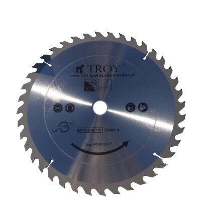 TROY 25256 Wood cutting circular saw blade - 60 teeth 305 mm - 3
