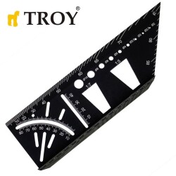 TROY 25901 Alüminyum Kırlangıç Geçme İşaretleme Gönyesi, 215mm - 3