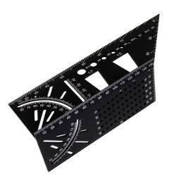TROY 25901 Alüminyum Kırlangıç Geçme İşaretleme Gönyesi, 215mm