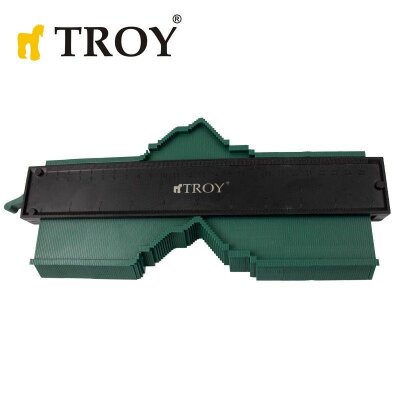 TROY 25902 Sabitleme Mandallı Kontur Mastarı, 258mm - 7