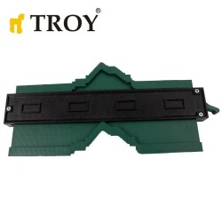 TROY 25902 Sabitleme Mandallı Kontur Mastarı, 258mm - 6