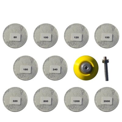 TROY 25930 Abrasive Discs and Sanding Pad Set, 101pcs. - 1