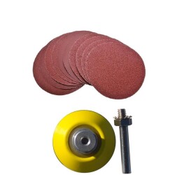 TROY 25930 Abrasive Discs and Sanding Pad Set, 101pcs. - 2