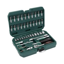 TROY 26100 Socket Set 40 Pcs, Metric