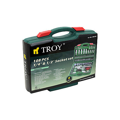 TROY 26102 Lokma Anahtar Takımı, 108 Parça, Metrik - 4
