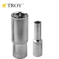 TROY - TROY 26113 1/2” Lokma (Ölçü 14mm-Ø19,5mm-Uzunluk 50mm)