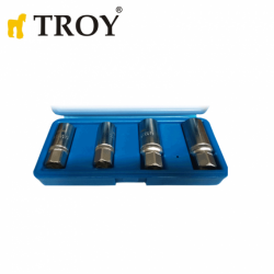 TROY 26155 Bozuk Civata Sökme Seti, 1/2" , 4 Parça - 3