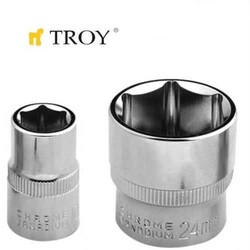 TROY - TROY 26160 3/8” Lokma (Ölçü 6mm-Çap 16,8-Uzunluk 28mm)