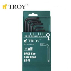 TROY 26200 Allen Anahtar Seti (Torx, 9 Parça) - 5