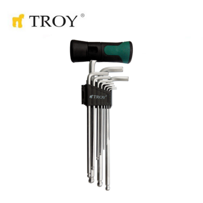 TROY 26202 Hex Key Set, Torx, 11 Pcs - 6