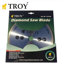 TROY 27123 Mermer Porselen Kesici Elmas Testere, 230mm - 5