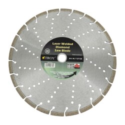 TROY 27135 Elmas Kesici Disk, Beton, Kuru Kesim , 350mm