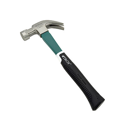 TROY 27246 Fiberglas Saplı Çatal Çekiç (600gr) - 1