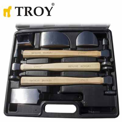 TROY 27299 Body and Fender Tool Set, 7 Pcs