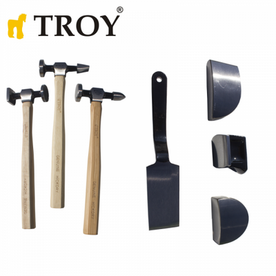 TROY 27299 Body and Fender Tool Set, 7 Pcs