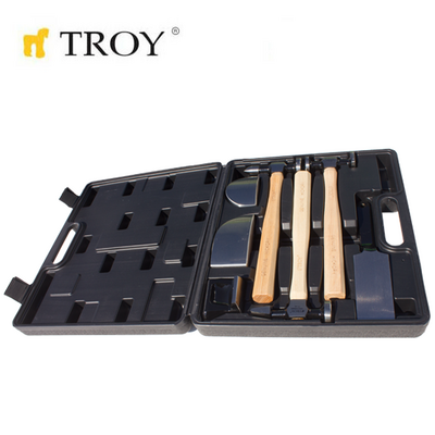 TROY 27299 Body and Fender Tool Set, 7 Pcs
