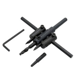 TROY 27401 Ayarlanabilir Alçıpan Delme Seti (30-120mm)
