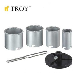 TROY - TROY 27406 Tungsten Carbide Hole Saw Set, 6 Pcs