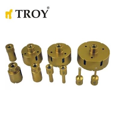 TROY 27450-12 Avuç Taşlamalar için Seramik Kuru Elmas Delici, 12mm - 4