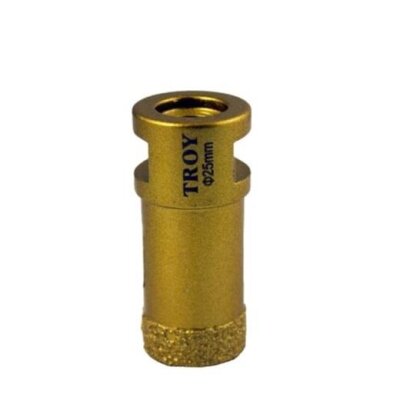 TROY 27450-25 Avuç Taşlamalar için Seramik Kuru Elmas Delici, 25mm - 1