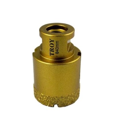 TROY 27450-40 Avuç Taşlamalar için Seramik Kuru Elmas Delici, 40mm - 1