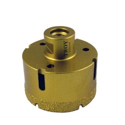 TROY 27450-68 Avuç Taşlamalar için Seramik Kuru Elmas Delici, 68mm  - 1