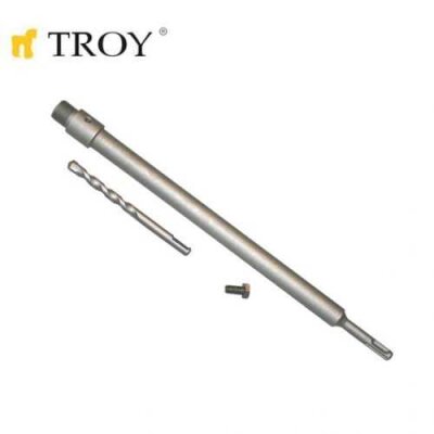 TROY 27458 SDS Plus Adaptör 400mm ve Merkezleme Matkap Ucu Seti - 2
