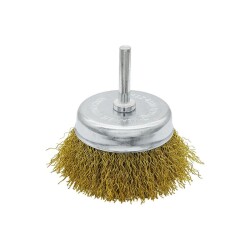 TROY 27702-75 Shank Cup Brush, 75mm