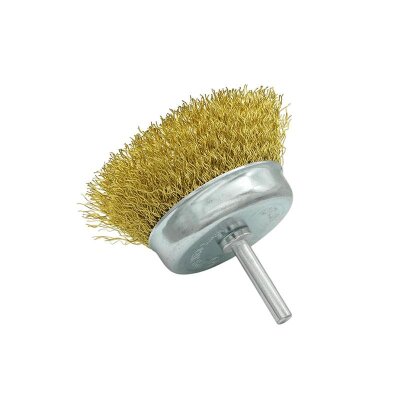 TROY 27702-75 Shank Cup Brush, 75mm - 2