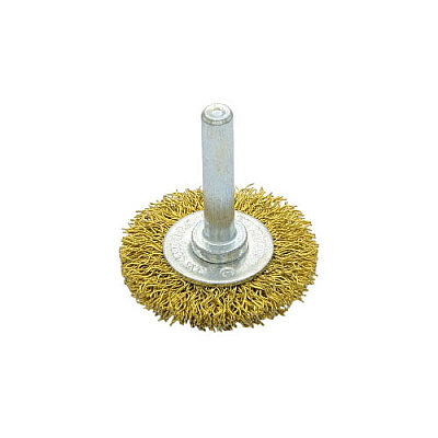 TROY 27703-40 Shank Circular Wire Brush, 40mm - 1