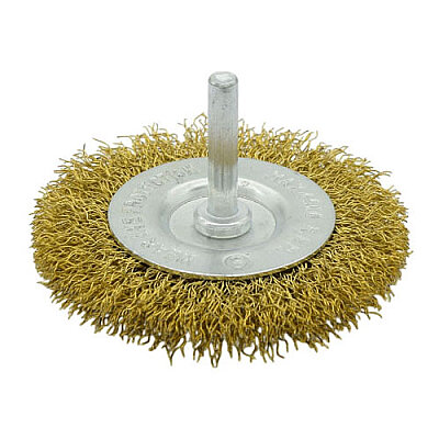 TROY 27703-75 Shank Circular Wire Brush, 75mm - 1