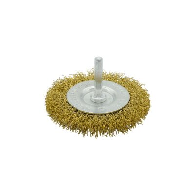TROY 27703-75 Shank Circular Wire Brush, 75mm - 1