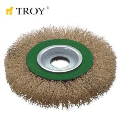 TROY 27704-178 Saçaklı Daire Fırça (178mm) - 2