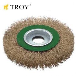 TROY 27704-200 Saçaklı Daire Fırça (200mm) - 2