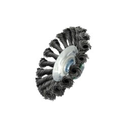 TROY 27705-100 Twist Knotted Bevel Brush, 100mmxM14 - 4