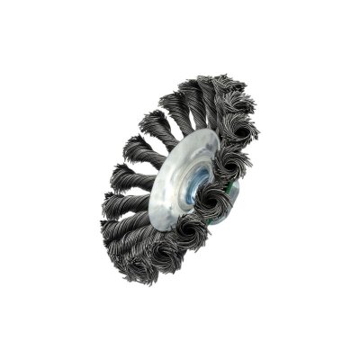 TROY 27705-100 Twist Knotted Bevel Brush, 100mmxM14 - 4