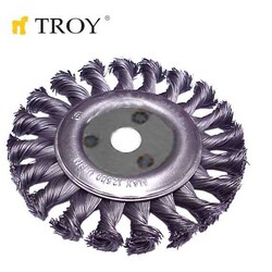 TROY - TROY 27706-100 Twist Knotted Circular Brush, 100mm