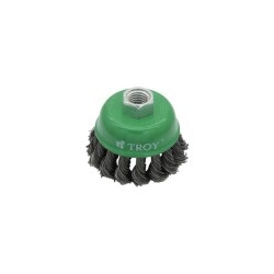 TROY 27707-65 Twist Knotted Cup Brush, 65mm