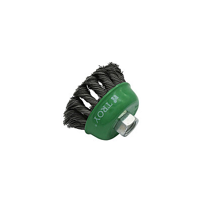 TROY 27707-65 Twist Knotted Cup Brush, 65mm - 7